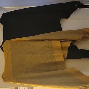 2 beautiful winter shawls